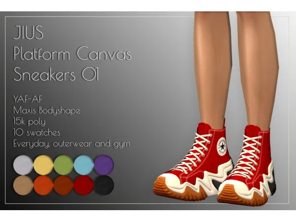 JiusPlatformCanvasSneakers01 by fakebloood - The Sims 2 Custom Content