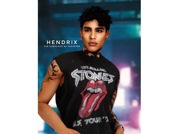 Sims 4 Hendrix u2661 (Sim Download)