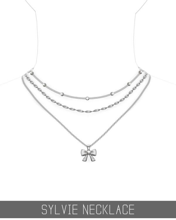 Alpha SYLVIE NECKLACE by simsfinds - The Sims 4 Custom Content