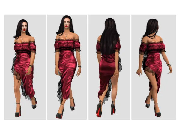 AF top dress - The Sims 2 Custom Content