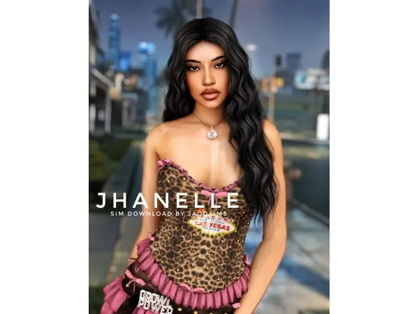 Sims 4 Jhanelle u2661 (Sim Download)