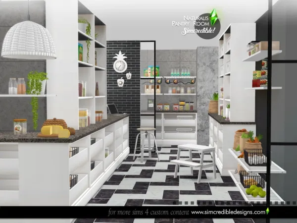 Alpha Naturalis Pantry - The Sims 4 Custom Content