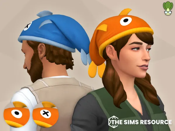 Maxis Match Fish Beanie by kapakijo - The Sims 4 Custom Content