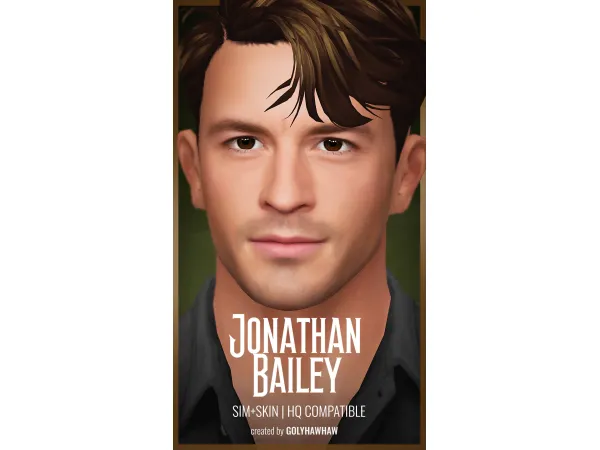 Maxis Match Jonathan Bailey Sim by golyhawhaw - The Sims 4 Custom Content