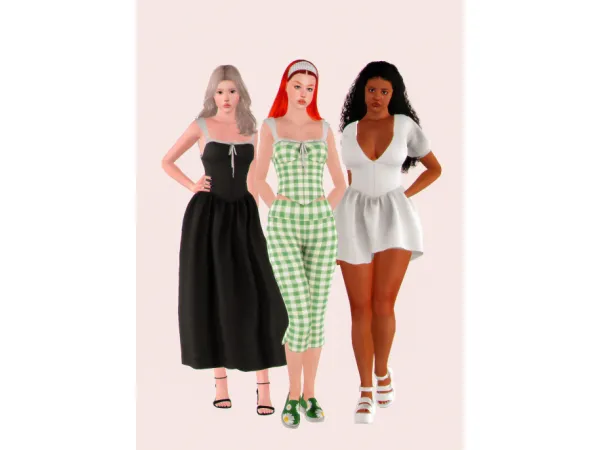 OutfitDresses by chamisss - The Sims 3 Custom Content