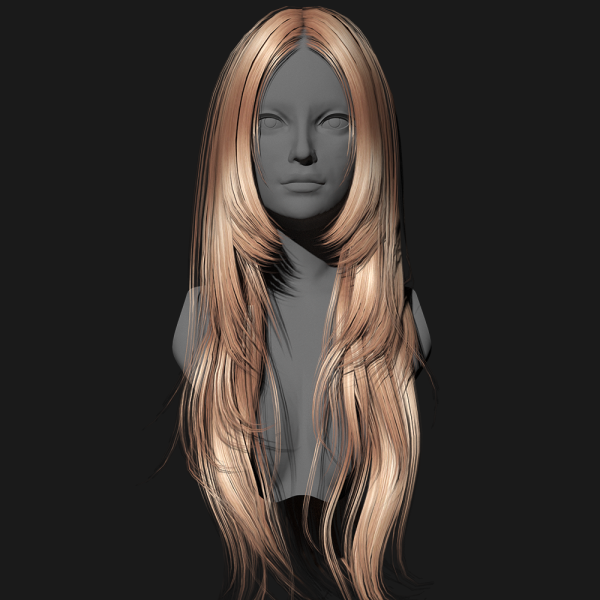 Alpha SSalon hair 51 by ssalon - The Sims 4 Custom Content