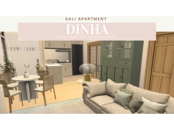 Alpha Gali Apartment - The Sims 4 Custom Content