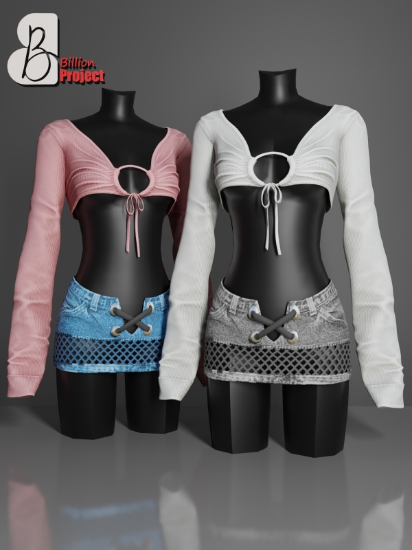 Alpha BillionProject Tania Outfit by billion_project666 - The Sims 4 Custom Content