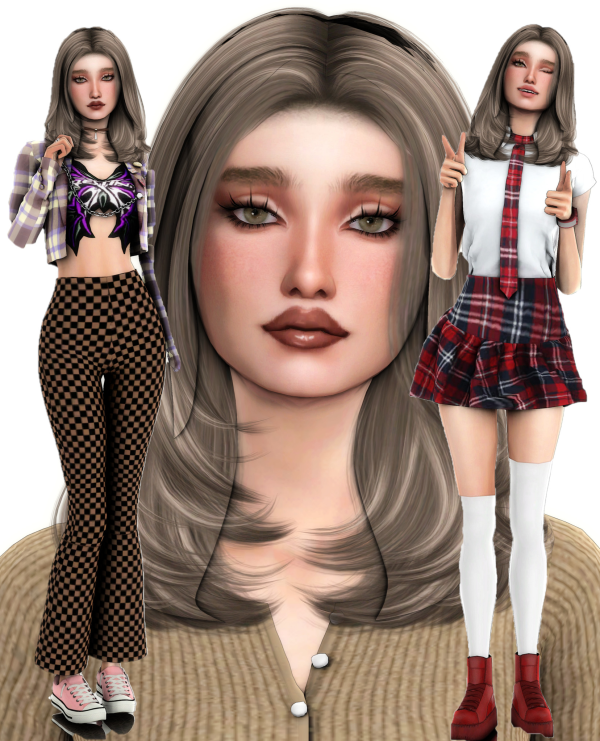 Alpha Popular College Girl by simsfinds - The Sims 4 Custom Content