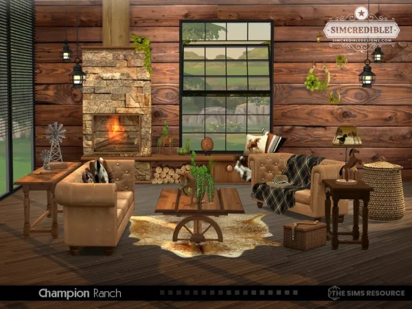 Alpha Champion Ranch - The Sims 4 Custom Content