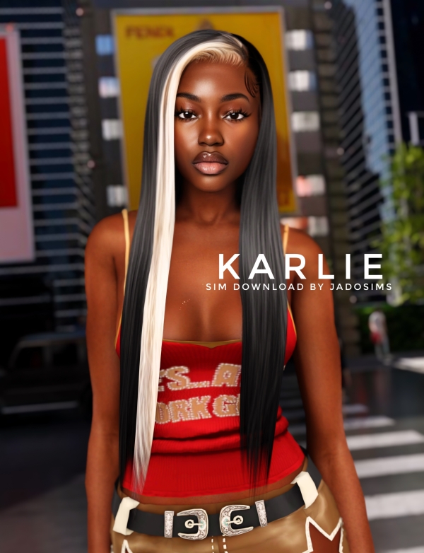 Alpha Karlie (Sim Download) by shopwithflynnn - The Sims 4 Custom Content