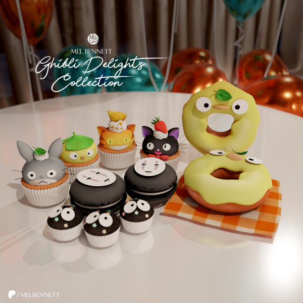 Alpha Ghibli Delights Collection by melbennett - The Sims 4 Custom Content