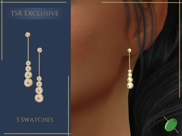 Mix Kleo Earrings - The Sims 4 Custom Content