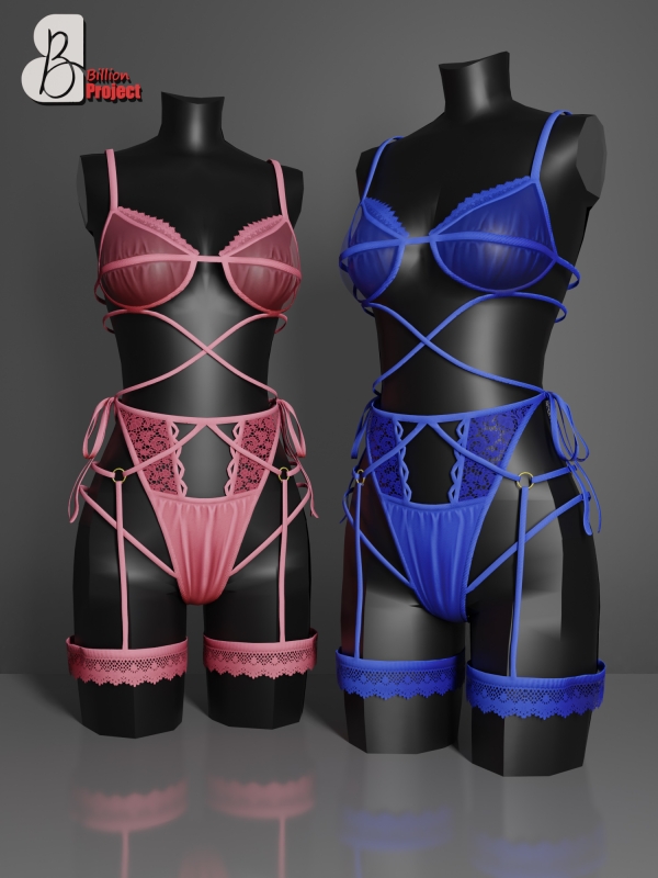 Alpha BillionProject Casie Lingerie by billion_project666 - The Sims 4 Custom Content