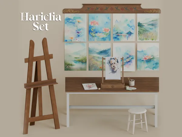 Alpha Hariclia Set by mechtasims - The Sims 4 Custom Content