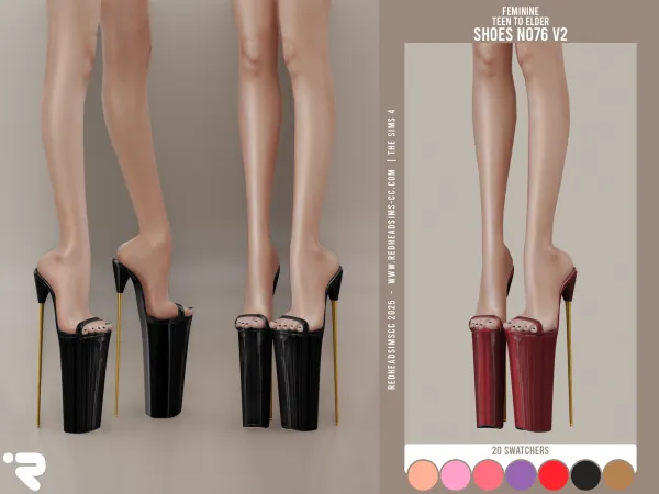 Alpha AF SHOES N076 V2 - The Sims 4 Custom Content