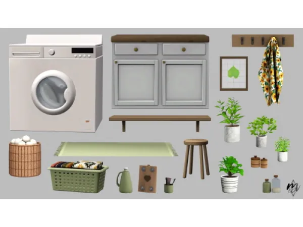Snootysims Wash nu2019 Fold Set by martassimsbookcc - The Sims 3 Custom Content