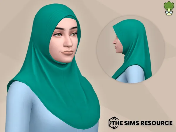 Maxis Match Modest Wear Hijab 19 by kapakijo - The Sims 4 Custom Content