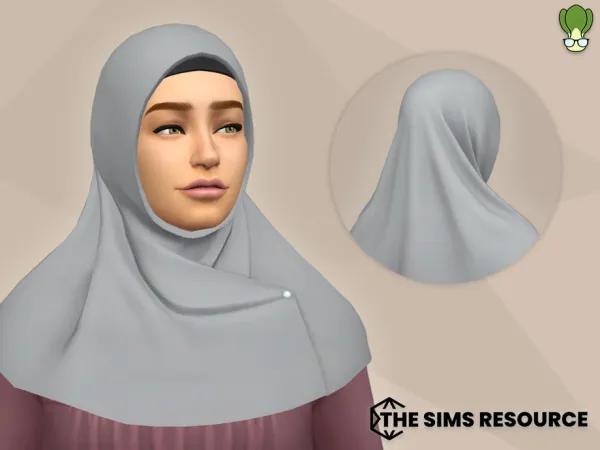 Maxis Match Modest Wear Hijab 17 by kapakijo - The Sims 4 Custom Content