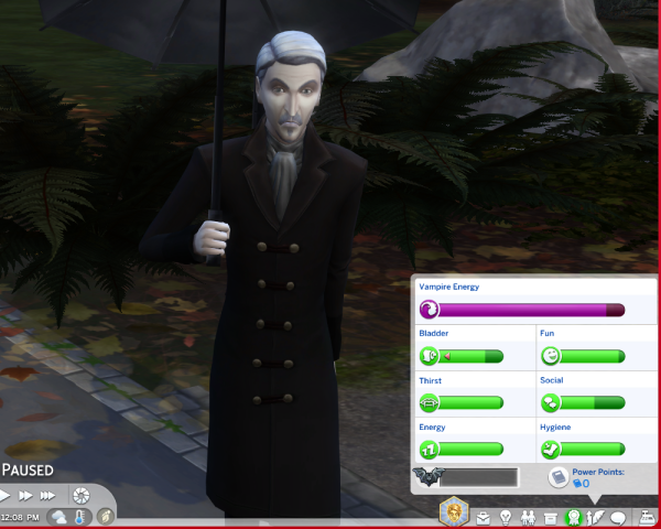 Mix Vampire Needs Bladder and Energy by simsfinds - The Sims 4 Custom Content