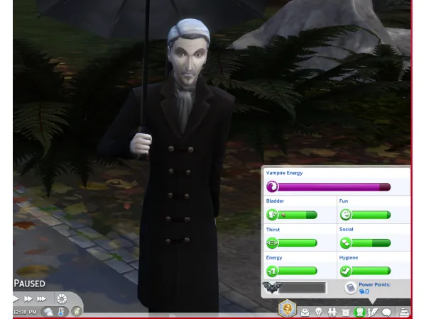 Mix Vampire Needs Bladder and Energy by BearlyBearable - The Sims 4 Custom Content