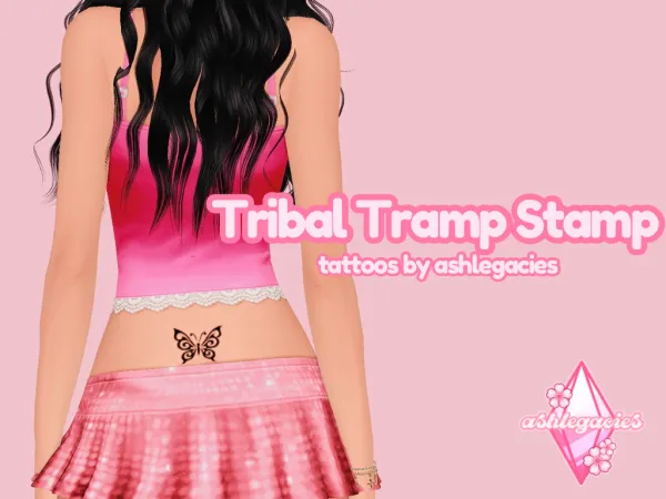 Mix Tribal Tramp Stamp Tattoo - The Sims 4 Custom Content