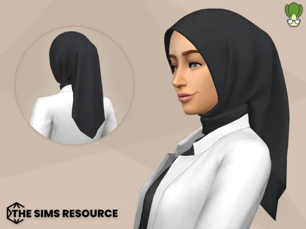 Maxis Match Modest Wear Hijab 18 by kapakijo - The Sims 4 Custom Content