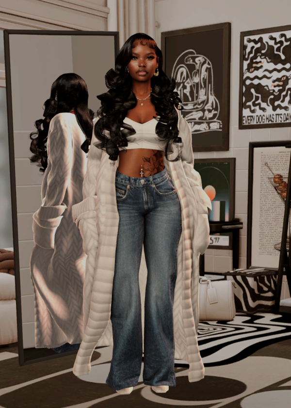 Alpha Scarlett Hope by TTopixx - The Sims 4 Custom Content