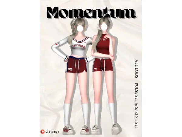 Maxis Match u3010Sforiklu3011 Momentum Series - The Sims 4 Custom Content
