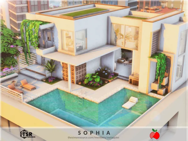 Maxis Match sophia no - The Sims 4 Custom Content