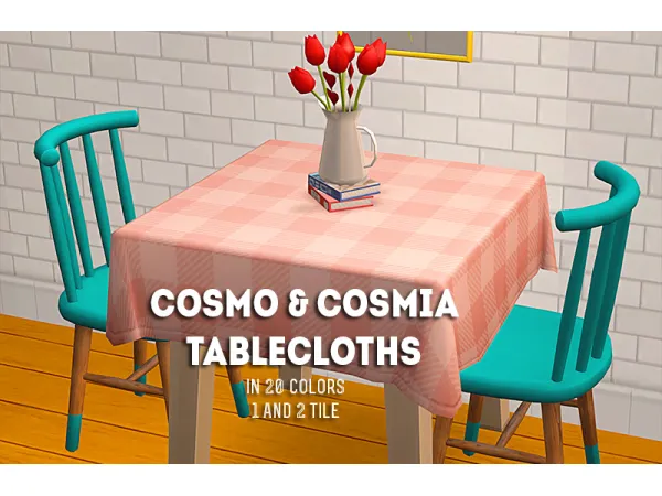 [ ] cosmo cosmia tablecloths 1 2 tile by linacheries - The Sims 2 Custom Content