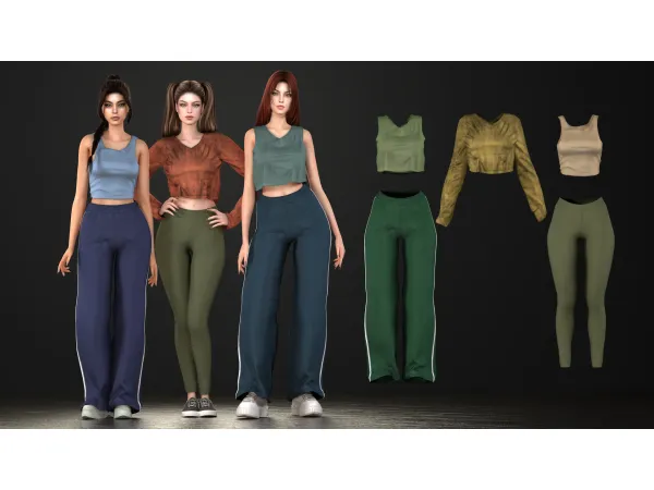 Alpha Kim Set by astya26 - The Sims 4 Custom Content