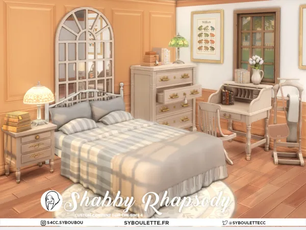 Maxis Match Shabby Rhapsody set by Syboubou - The Sims 4 Custom Content