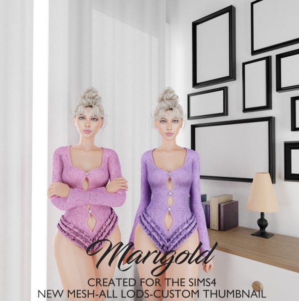 Alpha MARIGOLD LOLITA LINGERI by marigoldsims - The Sims 4 Custom Content