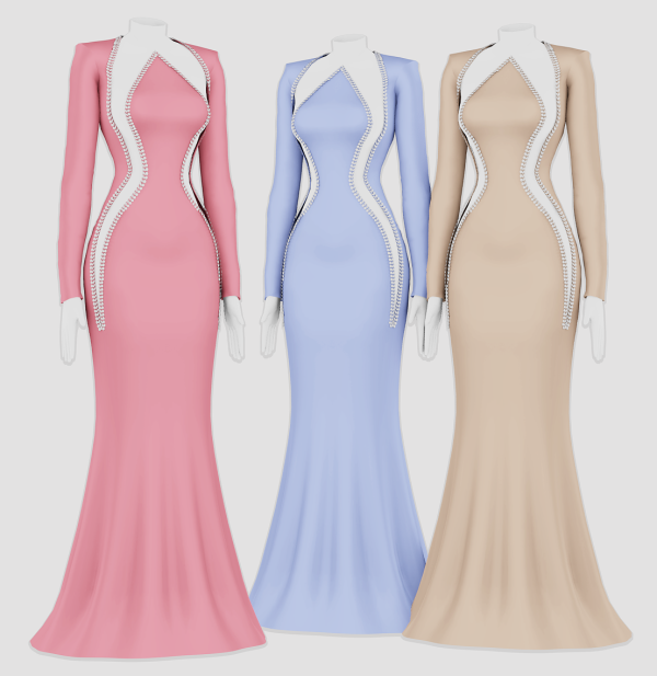 BASEaf_set_Dress by simsfinds - The Sims 2 Custom Content