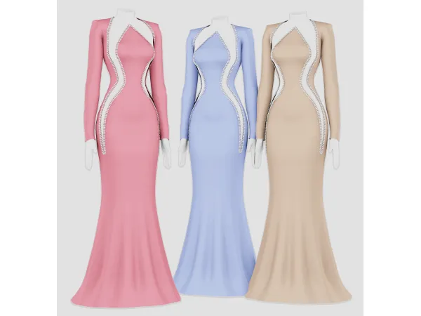 BASEaf_set_Dress by boutiqueamelie - The Sims 2 Custom Content