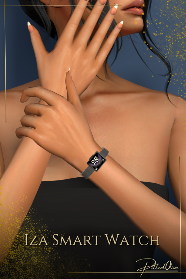 Mix Iza Smart Watch by pitted0live - The Sims 4 Custom Content