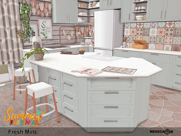 Mix Fresh Mint - The Sims 4 Custom Content