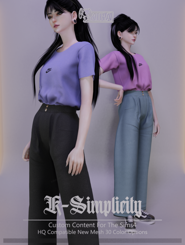 Mix Kira_K Simplicity by kira_s4 - The Sims 4 Custom Content