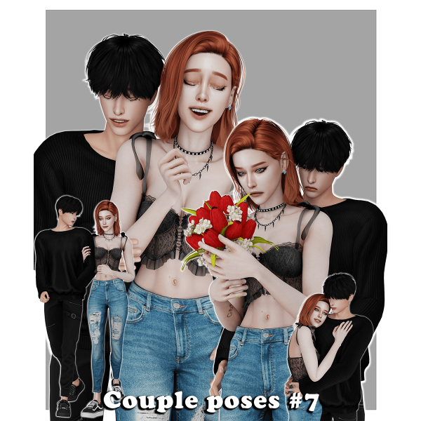 Mix Couple poses 7 by simmer_creator - The Sims 4 Custom Content