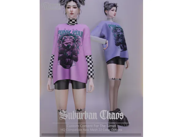 Mix Kira_Suburban Chaos - The Sims 4 Custom Content