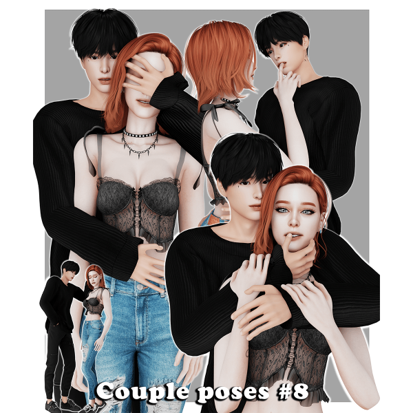 Mix Couple poses 8 by simmer_creator - The Sims 4 Custom Content