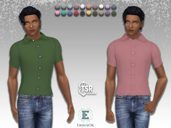 Maxis Match erinaok mens top 060225 - The Sims 4 Custom Content
