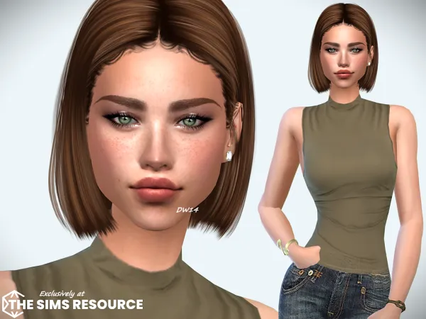 Alpha Gina Allemani - The Sims 4 Custom Content