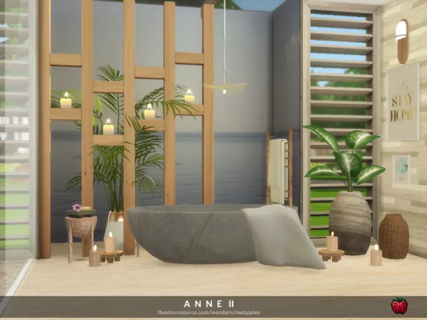 Alpha melapples' Anne bathroom - The Sims 4 Custom Content