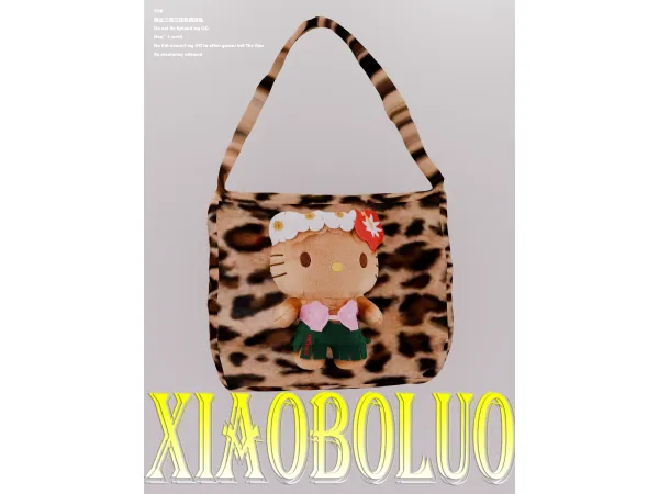 Alpha [Xiaoboluo]Hello Kitty Shoulder Bag - The Sims 4 Custom Content