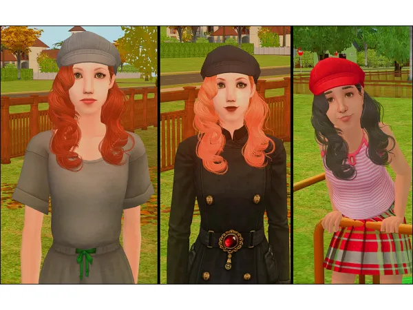 JulieJ CapPuffyHat NewseaDreamGlory by julietoon - The Sims 2 Custom Content