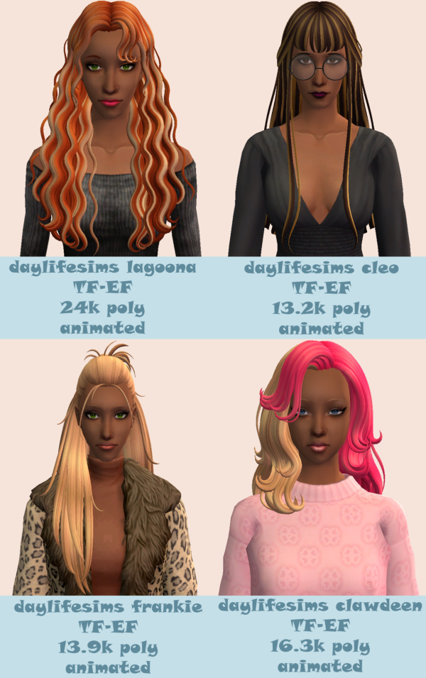 t2 conversions of some of daylifesims by simsfinds - The Sims 2 Custom Content