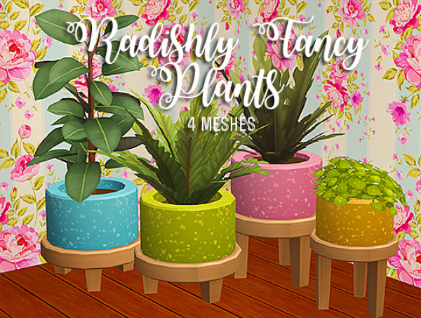 [ ] 4t2 sixamcc radishly fancy plants by simsfinds - The Sims 2 Custom Content