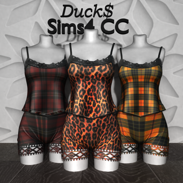 Alpha Ducks_Anggun Outfit by ducks_sims4 - The Sims 4 Custom Content